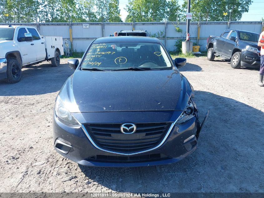 2016 Mazda Mazda3 VIN: 3MZBM1L76GM283097 Lot: 12011811