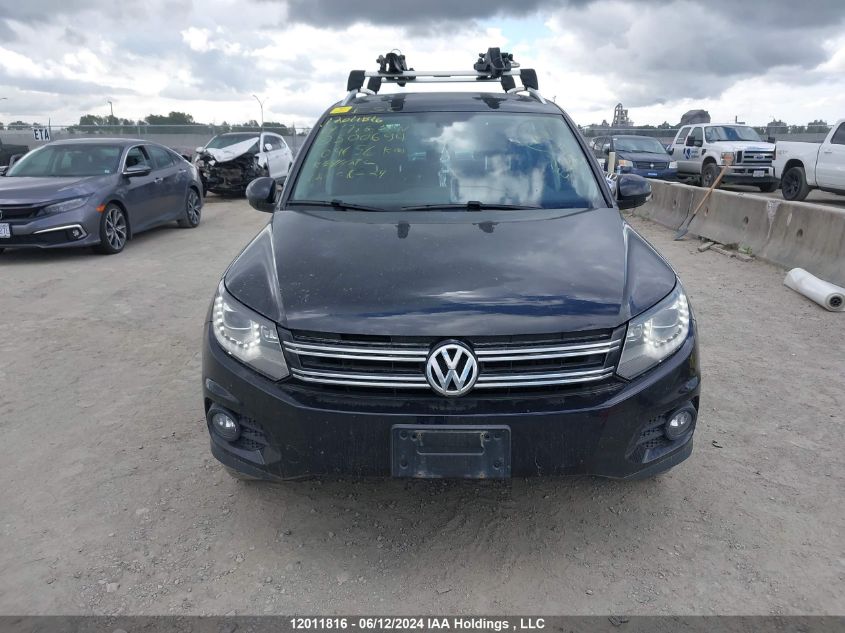 2017 Volkswagen Tiguan Highline VIN: WVGLV7AX2HW500684 Lot: 12011816