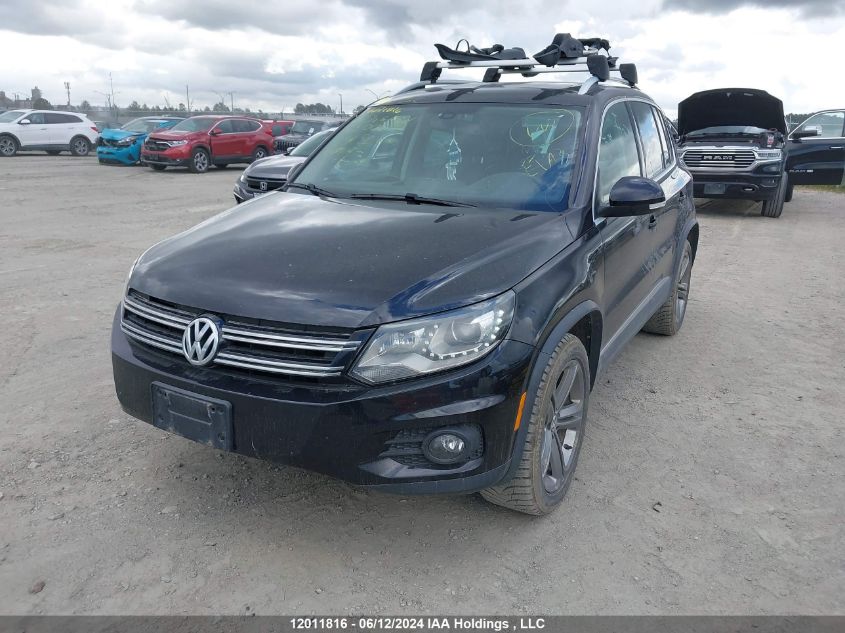 2017 Volkswagen Tiguan Highline VIN: WVGLV7AX2HW500684 Lot: 12011816