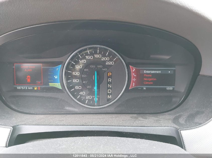 2012 Ford Edge Sel VIN: 2FMDK4JC9CBA64516 Lot: 12011843