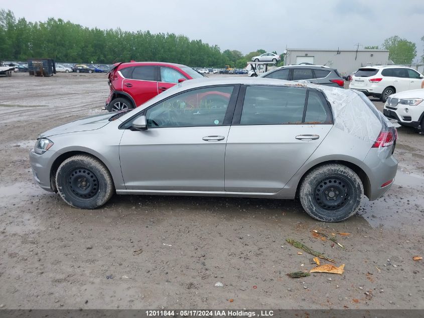 2018 Volkswagen Golf S/Se VIN: 3VWG17AU2JM276780 Lot: 12011844