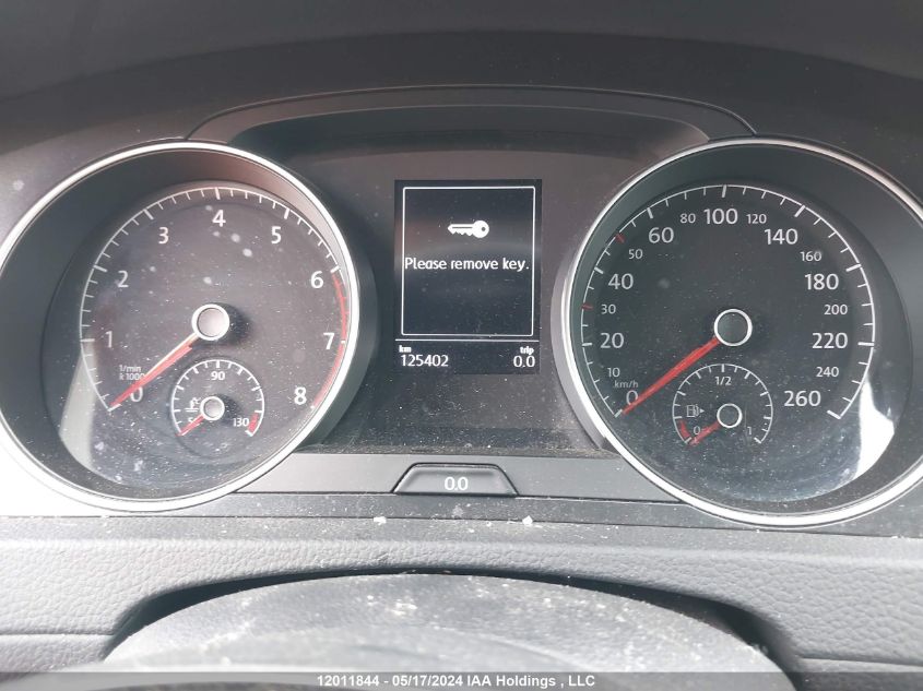 2018 Volkswagen Golf S/Se VIN: 3VWG17AU2JM276780 Lot: 12011844