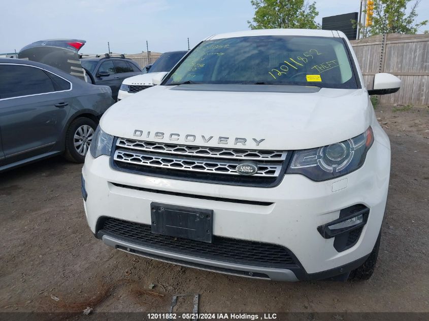 2016 Land Rover Discovery Sport VIN: SALCR2BG7GH601256 Lot: 12011852