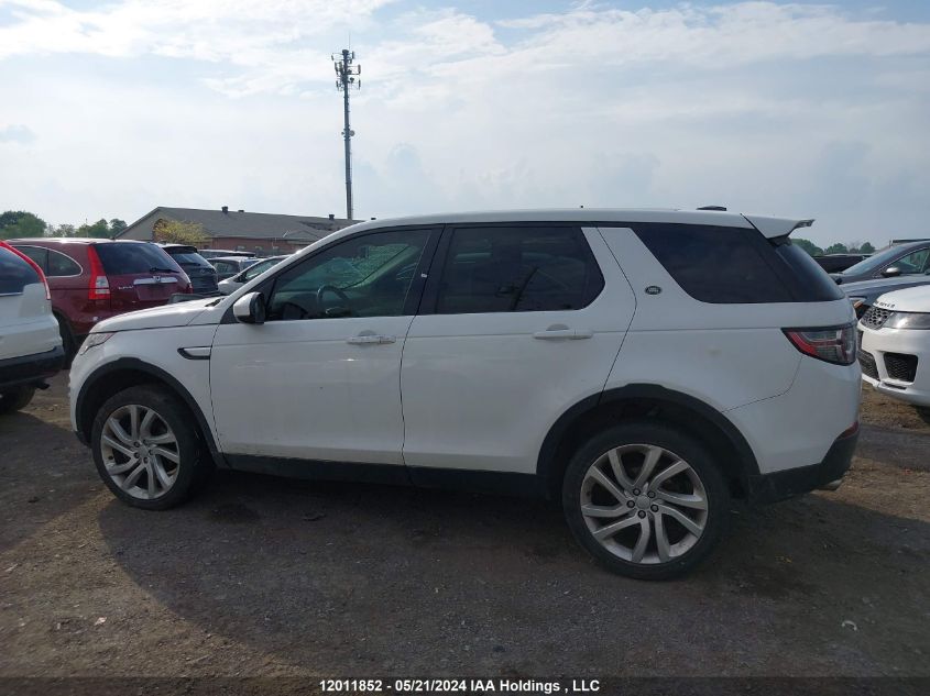 2016 Land Rover Discovery Sport VIN: SALCR2BG7GH601256 Lot: 12011852