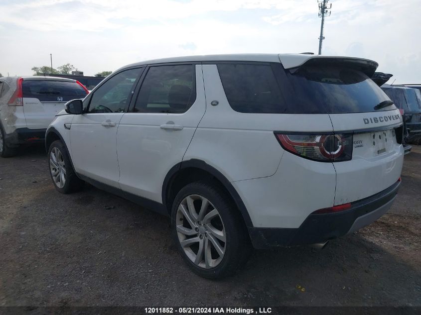 2016 Land Rover Discovery Sport VIN: SALCR2BG7GH601256 Lot: 12011852