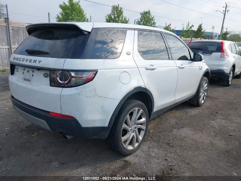 2016 Land Rover Discovery Sport VIN: SALCR2BG7GH601256 Lot: 12011852