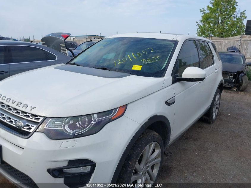 2016 Land Rover Discovery Sport VIN: SALCR2BG7GH601256 Lot: 12011852