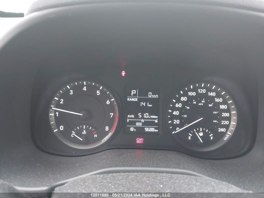 2021 Hyundai Kona Essential Awd VIN: KM8K1CAA5MU731824 Lot: 12011880