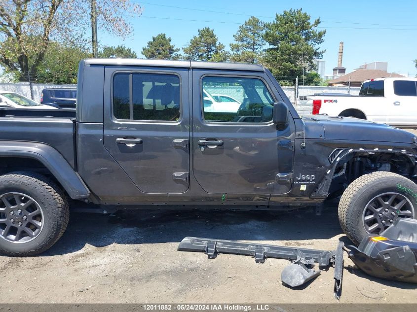 2022 Jeep Gladiator Overland VIN: 1C6HJTFG1NL153909 Lot: 12011882