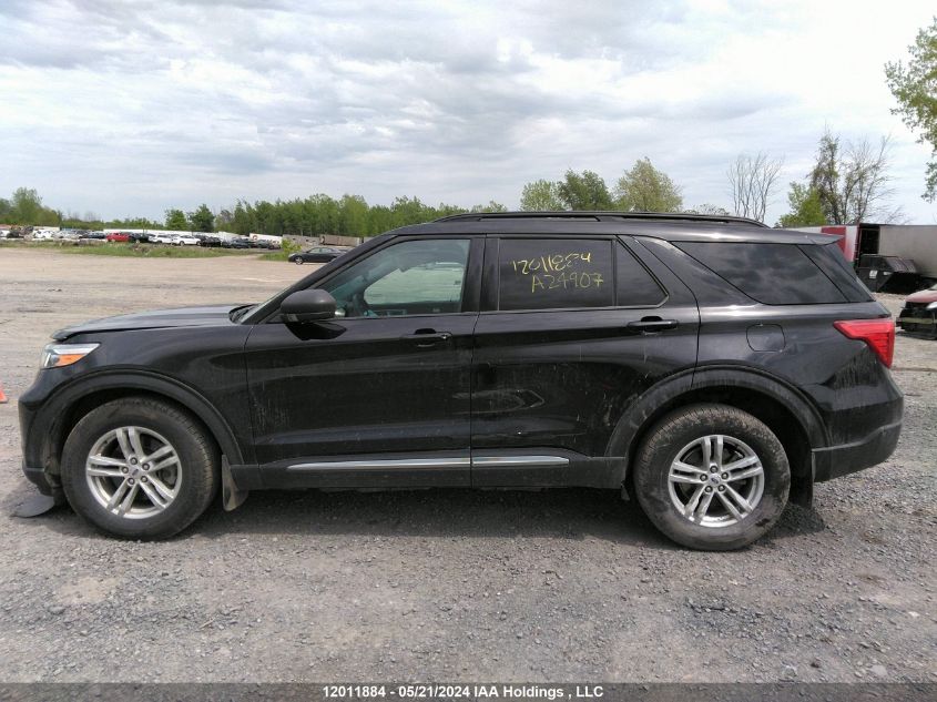 2023 Ford Explorer Xlt VIN: 1FMSK8DH5PGA24907 Lot: 12011884