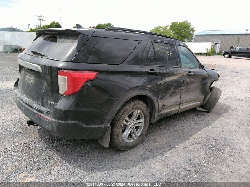 2023 Ford Explorer Xlt VIN: 1FMSK8DH5PGA24907 Lot: 12011884