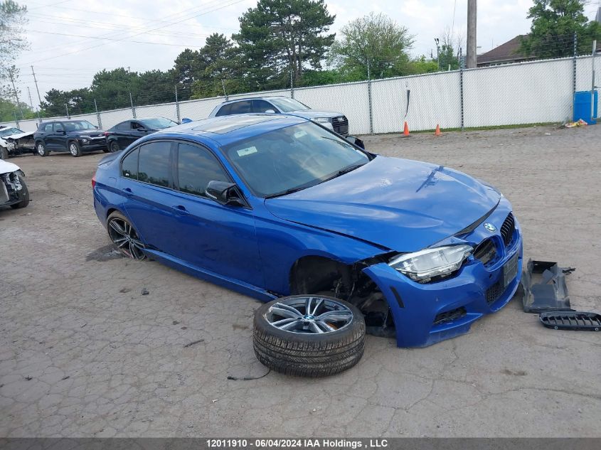 2017 BMW 3 Series VIN: WBA8B7C37HA190300 Lot: 12011910