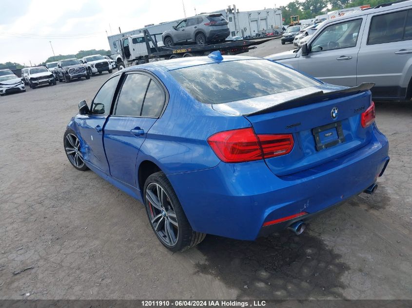 2017 BMW 3 Series VIN: WBA8B7C37HA190300 Lot: 12011910