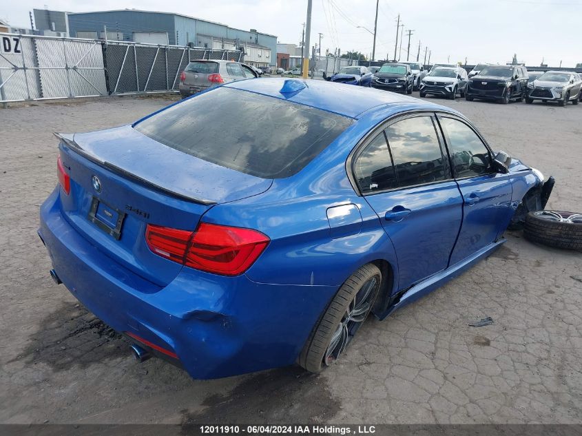 2017 BMW 3 Series VIN: WBA8B7C37HA190300 Lot: 12011910