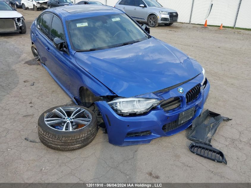 2017 BMW 3 Series VIN: WBA8B7C37HA190300 Lot: 12011910