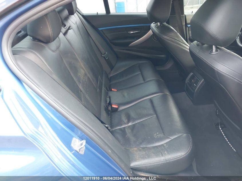 2017 BMW 3 Series VIN: WBA8B7C37HA190300 Lot: 12011910