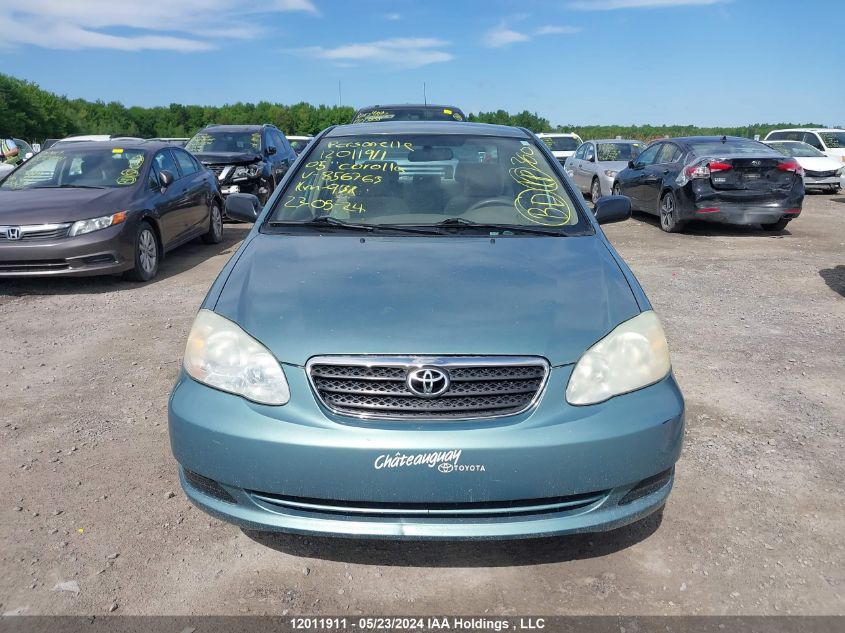 2005 Toyota Corolla Ce/Le/S VIN: 2T1BR32E45C856763 Lot: 12011911