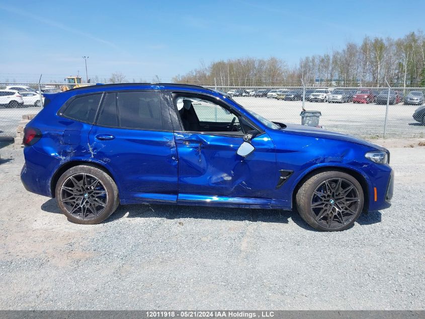 2023 BMW X3 M VIN: 5YM13EC05P9T22330 Lot: 12011918