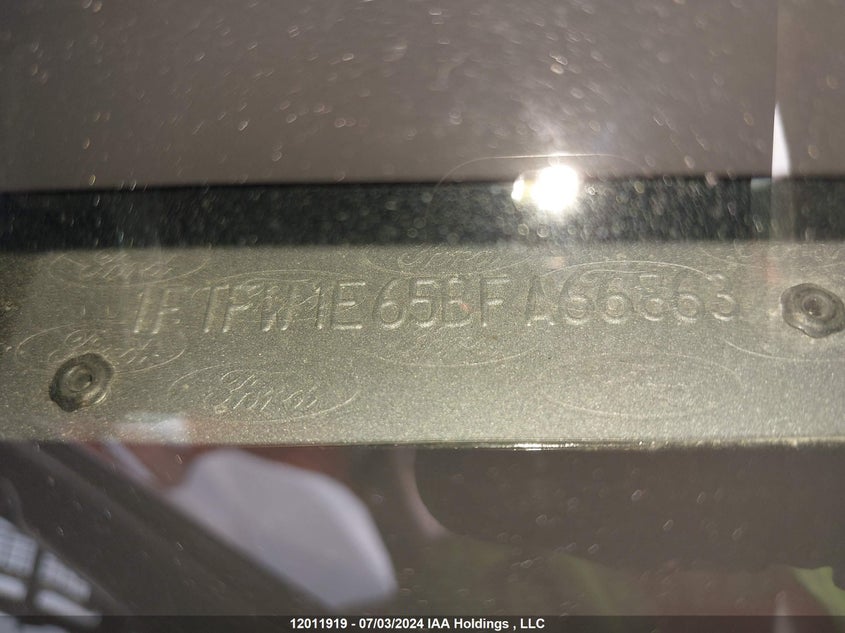 2011 Ford F-150 Platinum VIN: 1FTFW1E65BFA66863 Lot: 12011919