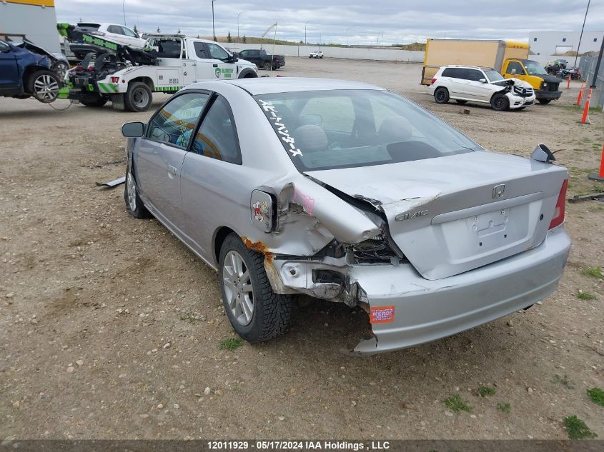 2003 Honda Civic Cpe VIN: 1HGEM22963L807421 Lot: 12011929