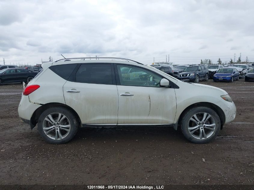 2009 Nissan Murano Le VIN: JN8AZ18W19W159696 Lot: 12011968