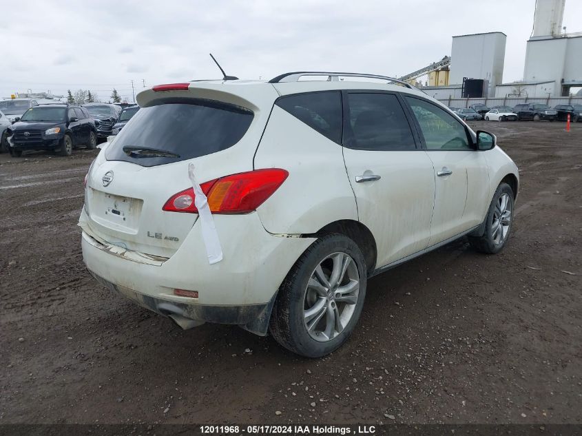 2009 Nissan Murano Le VIN: JN8AZ18W19W159696 Lot: 12011968