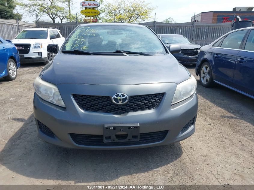2009 Toyota Corolla Le VIN: 2T1BU40E89C091649 Lot: 12011981