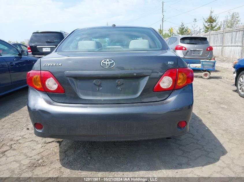 2009 Toyota Corolla Le VIN: 2T1BU40E89C091649 Lot: 12011981