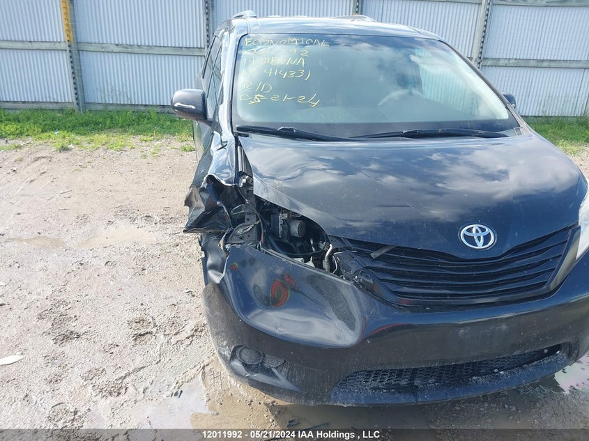 2014 Toyota Sienna 7 Passenger VIN: 5TDZK3DC4ES414331 Lot: 12011992