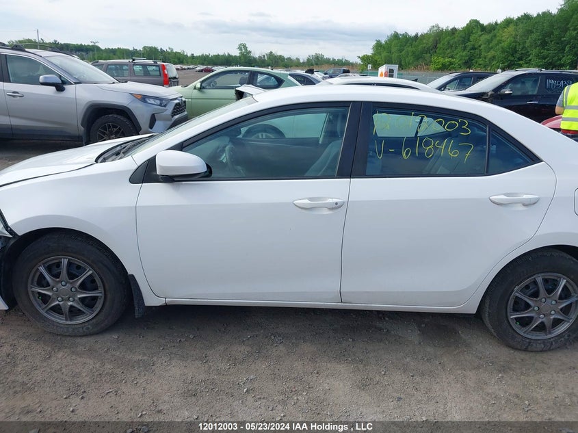 2016 Toyota Corolla L/Le/Le Pls/Prm/S/S Pls VIN: 2T1BURHE0GC618467 Lot: 12012003