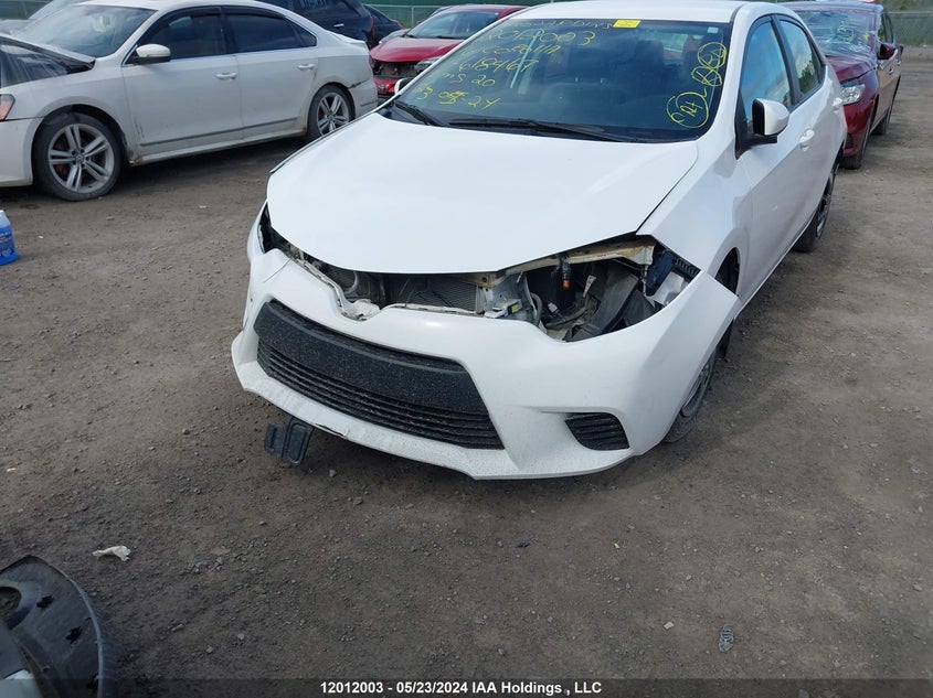 2016 Toyota Corolla L/Le/Le Pls/Prm/S/S Pls VIN: 2T1BURHE0GC618467 Lot: 12012003