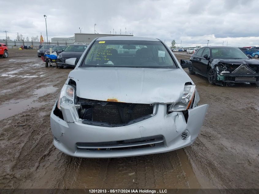 2010 Nissan Sentra 2.0 VIN: 3N1AB6AP1AL653621 Lot: 12012013