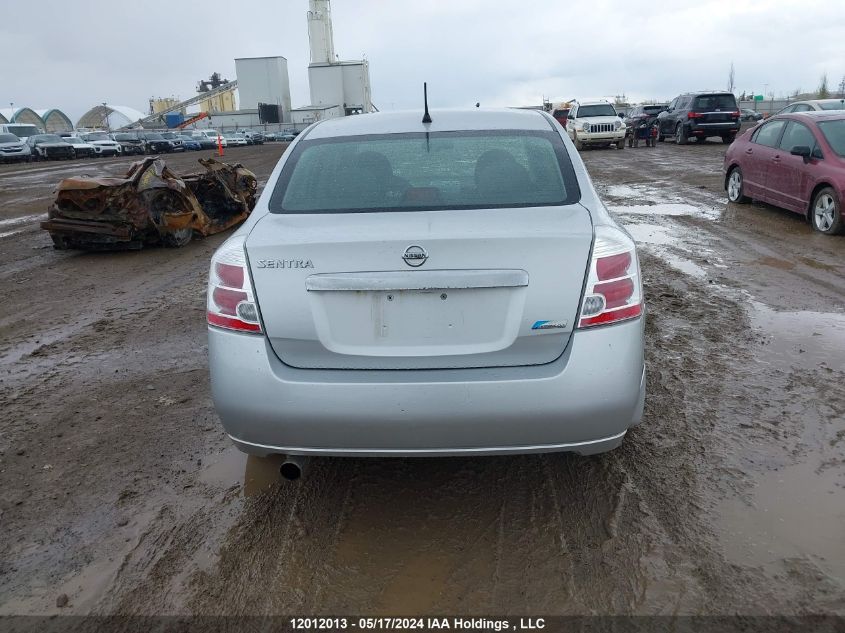 2010 Nissan Sentra 2.0 VIN: 3N1AB6AP1AL653621 Lot: 12012013