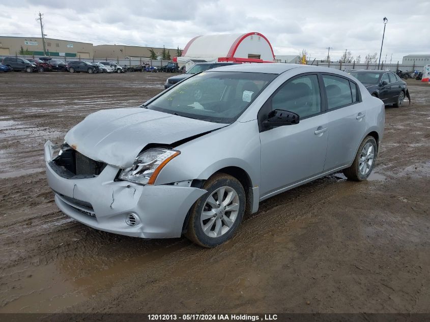 2010 Nissan Sentra 2.0 VIN: 3N1AB6AP1AL653621 Lot: 12012013