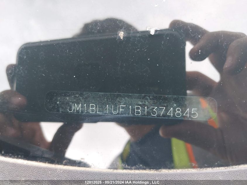 2011 Mazda Mazda3 VIN: JM1BL1UF1B1374845 Lot: 12012025