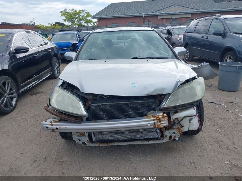 2004 Honda Civic VIN: 1HGEM22904L802135 Lot: 12012026