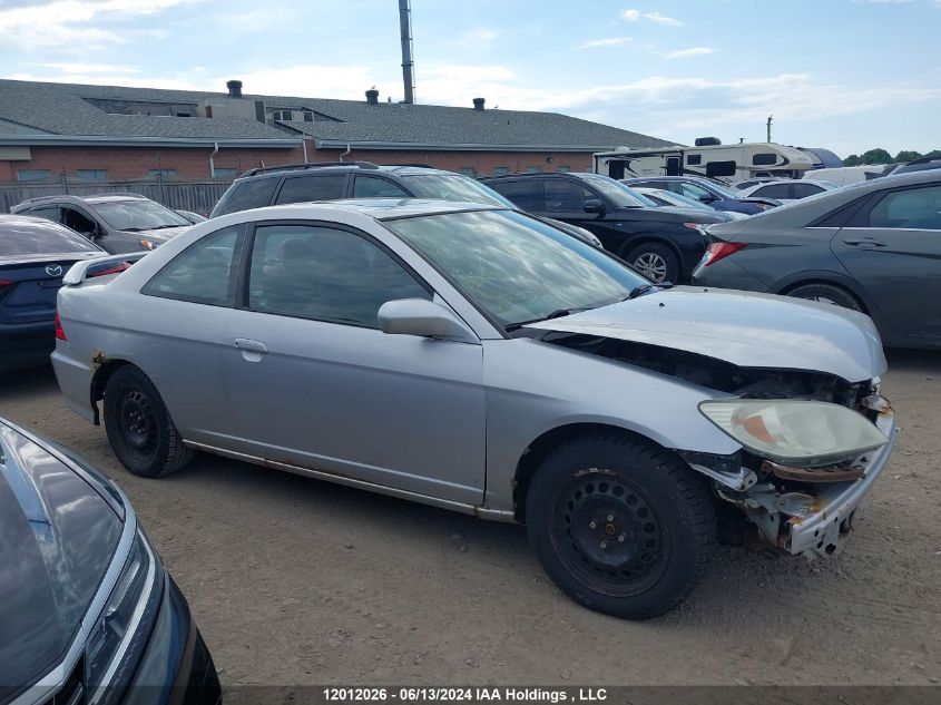 2004 Honda Civic VIN: 1HGEM22904L802135 Lot: 12012026