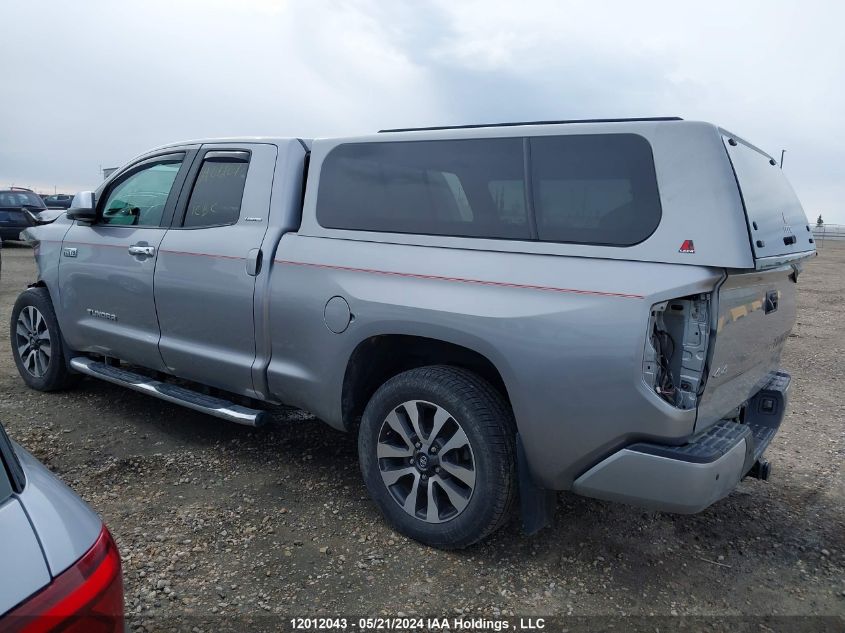 2018 Toyota Tundra Limited 5.7L V8 VIN: 5TFBY5F11JX696486 Lot: 12012043