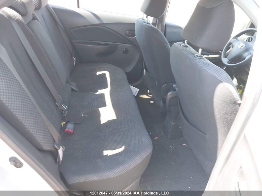 2007 Toyota Yaris VIN: JTDBT923071021365 Lot: 12012047