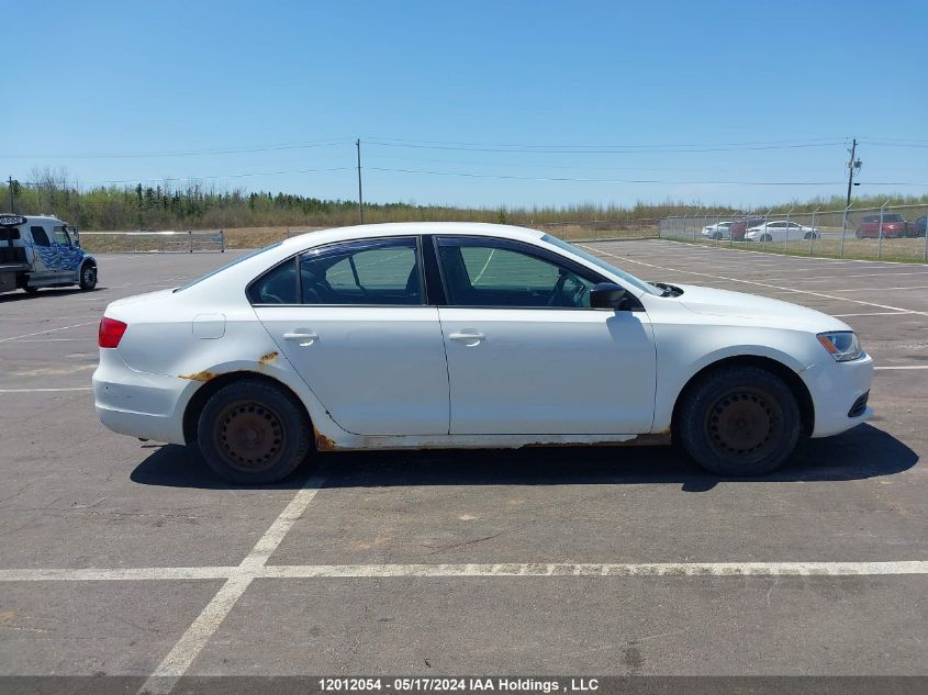 2013 Volkswagen Jetta Sedan VIN: 3VW1K7AJ7DM364222 Lot: 12012054