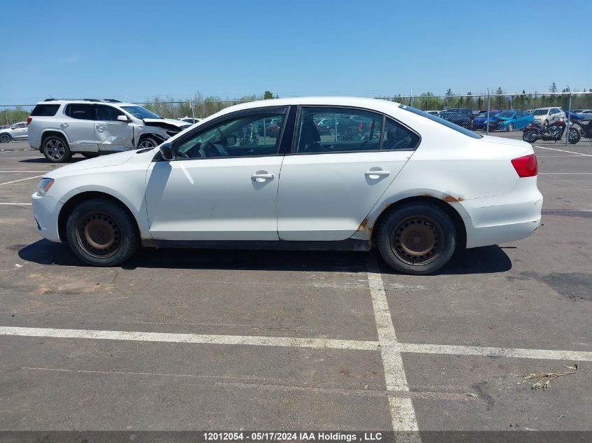 2013 Volkswagen Jetta Sedan VIN: 3VW1K7AJ7DM364222 Lot: 12012054