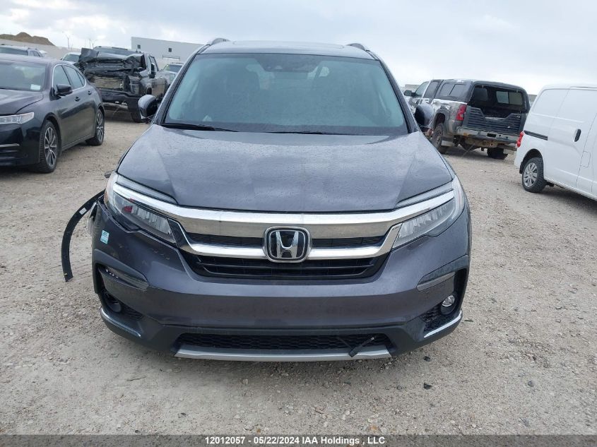 2021 Honda Pilot VIN: 5FNYF6H9XMB501802 Lot: 12012057
