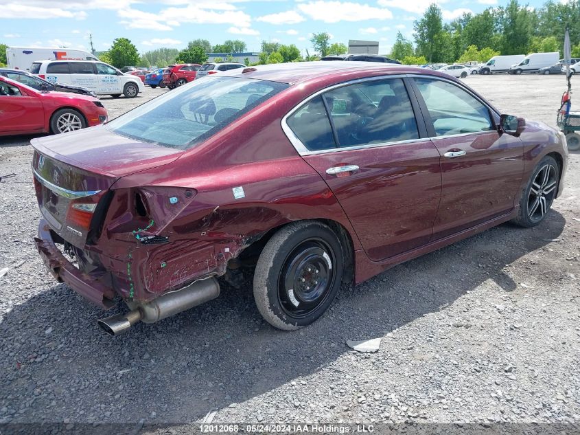 2016 Honda Accord VIN: 1HGCR2F04GA808881 Lot: 12012068