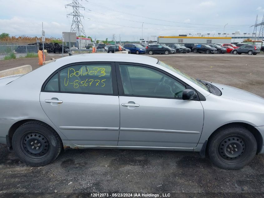 2005 Toyota Corolla Ce/Le/S VIN: 2T1BR32E05C856775 Lot: 12012073