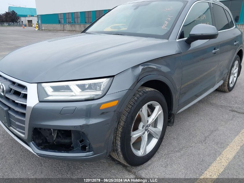 2018 Audi Q5 Premium Plus VIN: WA1BNAFY8J2105723 Lot: 12012079