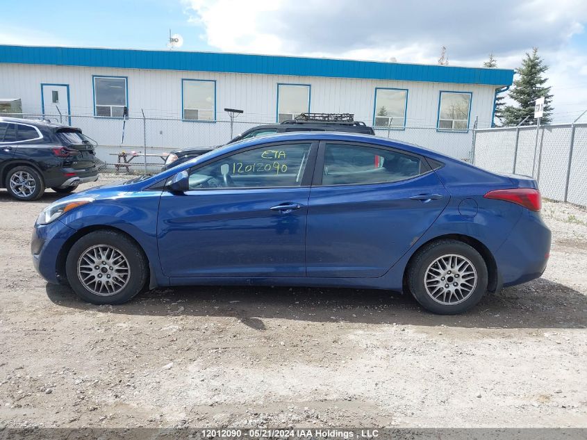 2016 Hyundai Elantra Se/Sport/Limited VIN: 5NPDH4AE3GH661983 Lot: 12012090