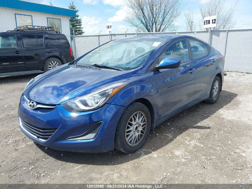 2016 Hyundai Elantra Se/Sport/Limited VIN: 5NPDH4AE3GH661983 Lot: 12012090