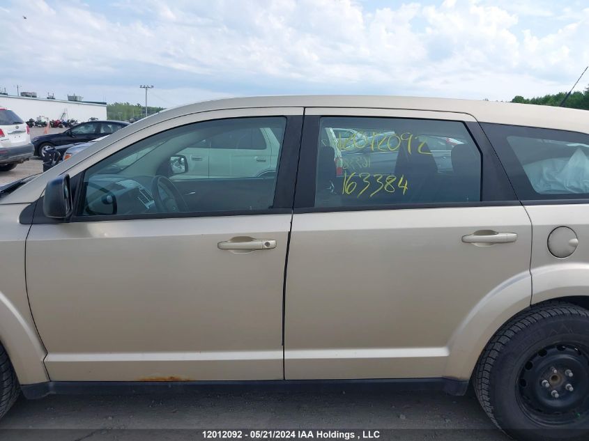 2010 Dodge Journey Se VIN: 3D4PG4FBXAT163384 Lot: 12012092