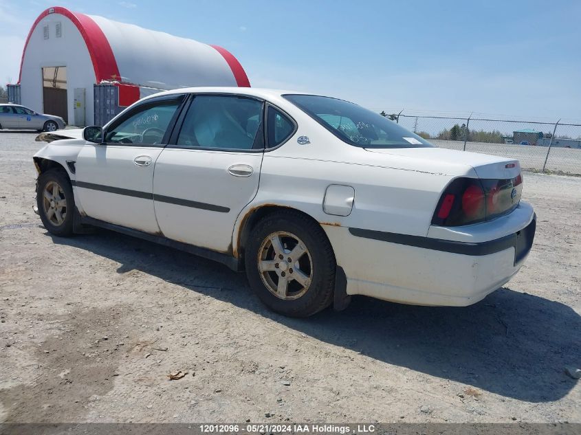 2005 Chevrolet Impala VIN: 2G1WF52E559370669 Lot: 12012096