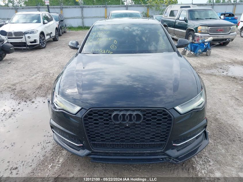 2016 Audi A6 VIN: WAUJGAFC3GN186005 Lot: 12012100